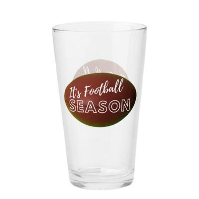 It's Football Season Beer Glass Tumbler